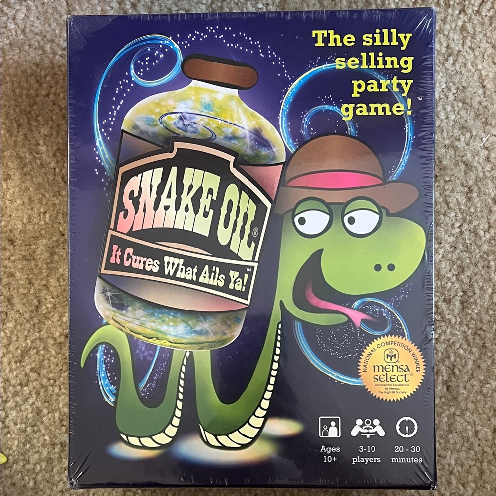 Snake Oil Party Game - Green